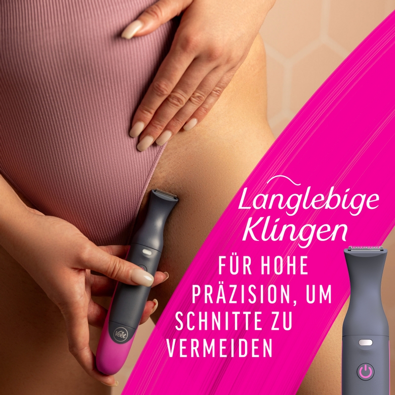 Veet EXPERT All-In-One Trimmer - Trimmer + 2 Trimmerköpfe & 3 Kammaufsätze 4