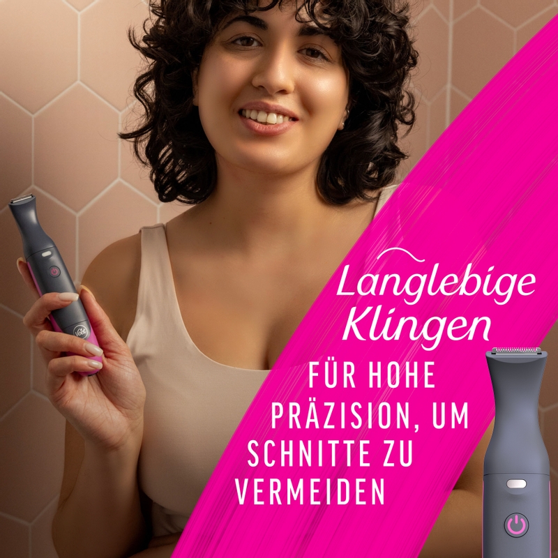 Veet EXPERT All-In-One Trimmer - Trimmer + 2 Trimmerköpfe & 3 Kammaufsätze 3