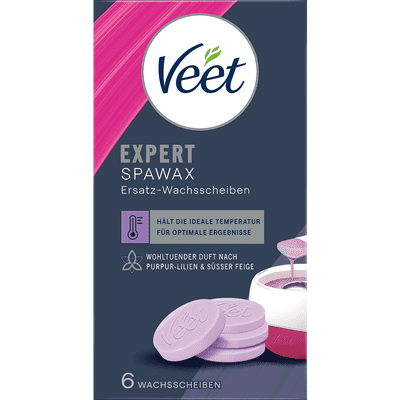 Veet Spawax Ersatz-Wachsscheiben, 6 Stück