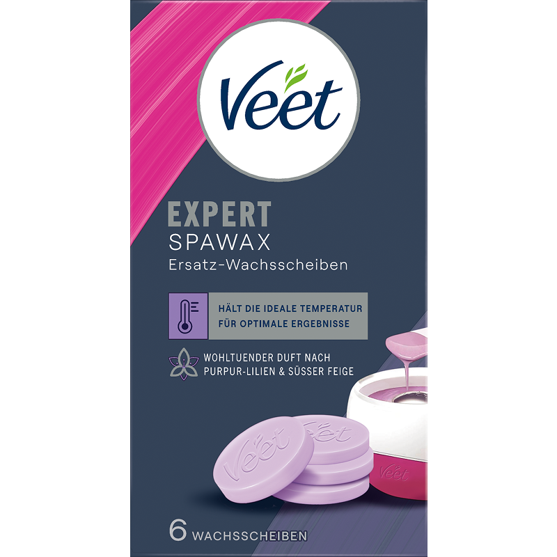 Veet Spawax Ersatz-Wachsscheiben, 6 Stück