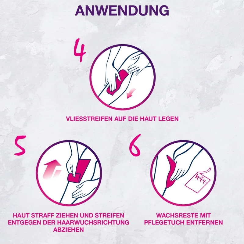 Veet Easy Wax Roll On Nachfüllpatrone Beine & Arme, 50ml 5