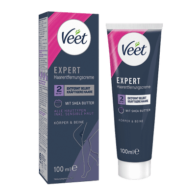 Veet EXPERT Haarentfernungscreme Körper & Beine, alle Hauttypen, 100ml